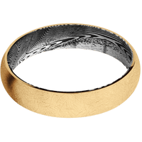 14K Yellow Gold + Distressed Finish + Tightweave