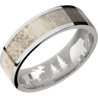 10K White Gold + Polish Finish