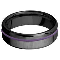 Zirconium + Crosssatinblack , Polish Finish