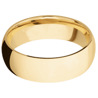 10K Yellow Gold + Polish Finish