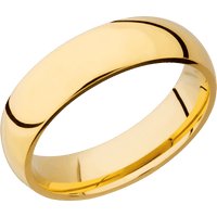 14K Yellow Gold + Polish Finish