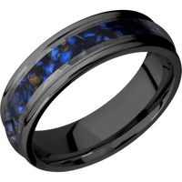 Zirconium + Hammer , Polish Finish