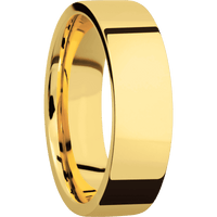 18K Yellow Gold + Polish Finish