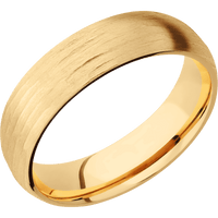 18K Yellow Gold + Treebarkh Finish