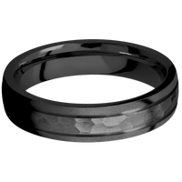 Zirconium + Hammer , Bead Finish