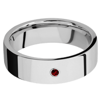 10K White Gold + Polish Finish