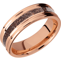 14K Rose Gold + Polish , Polish Finish