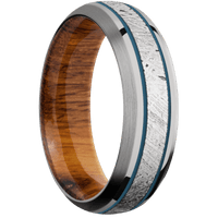 Titanium + Polish , Satin Finish + Desert Iron Wood