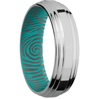 Titanium + Polish , Polish Finish + Teal
