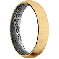 14K Yellow Gold + Distressed Finish + Tightweave