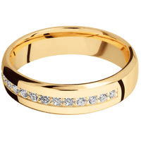 10K Yellow Gold + Polish , Polish Finish