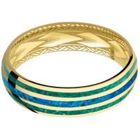 10K Yellow Gold + Polish Finish