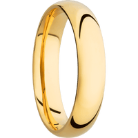 18K Yellow Gold + Polish Finish