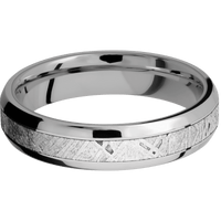 18K White Gold + Polish , Polish Finish + Titanium