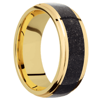 14K Yellow Gold + Polish , Polish Finish