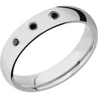 14K White Gold + Polish Finish