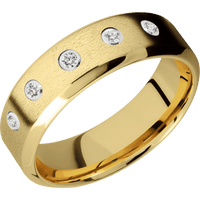 14K Yellow Gold + Stone , Polish Finish