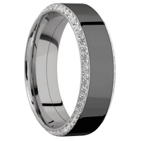 Palladium Silver + Distressed , Satin Finish
