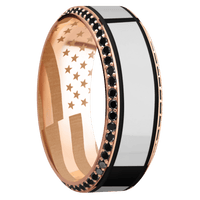 10K Rose Gold + Polish , Polish Finish