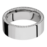 Palladium Silver + Polish Finish