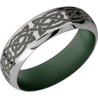 Titanium + Polish , Polish Finish + Highland Green