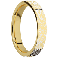 14K Yellow Gold + Polish Finish
