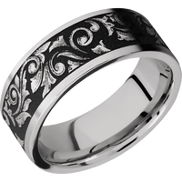 10K White Gold + Satin Finish