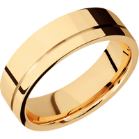 18K Yellow Gold + Polish , Polish Finish