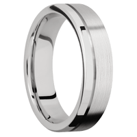 Palladium Silver + Satin , Polish Finish