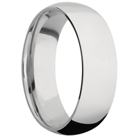 14K White Gold + Polish Finish + Cobalt Chrome