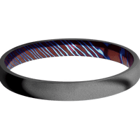 Zirconium + Bead Finish + Titanium Damascus