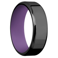 Zirconium + Polish , Polish Finish + Wild Purple