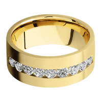 10K Yellow Gold + Anglesatin Finish