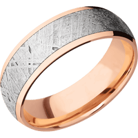 14K Rose Gold + Polish Finish