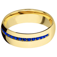 18K Yellow Gold + Polish Finish