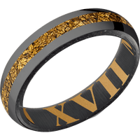 Zirconium + Polish Finish + Gold