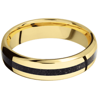 14K Yellow Gold + Polish , Polish Finish