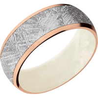 14K Rose Gold + Satin Finish + Freshwater Mother of Pearl