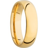 18K Yellow Gold + Polish Finish