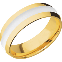 18K Yellow Gold + Polish Finish