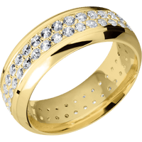 18K Yellow Gold + Polish , Polish Finish