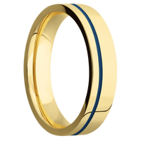 18K Yellow Gold + Polish , Polish Finish