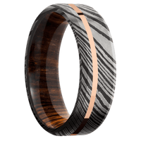 Damascus + Acid Finish + Cocobolo