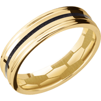 10K Yellow Gold + Polish , Polish Finish