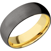 Tantalum Noir + Satin Finish + 14K Yellow Gold