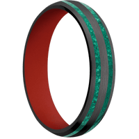 Zirconium + Satin Finish + Red Apple