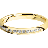 10K Yellow Gold + Polish Finish