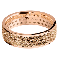 14K Rose Gold + Polish Finish