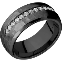 Zirconium + Hammer , Polish Finish