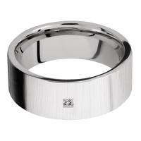 14K White Gold + Crosssatin Finish